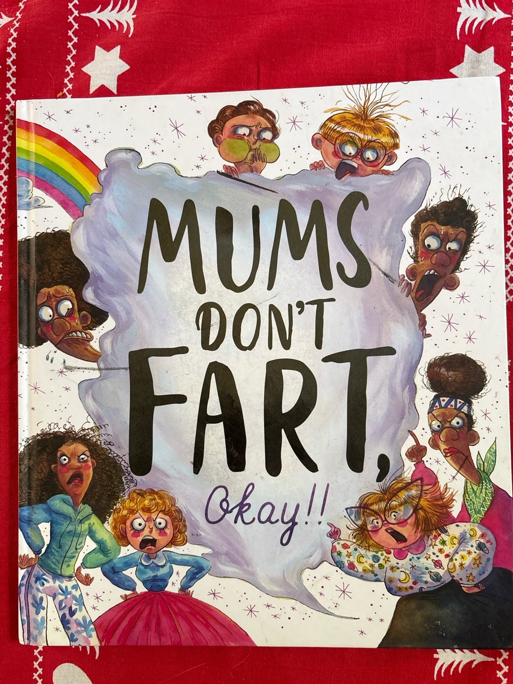 Mums Don't Fart, Okay!! Children's Picture Book - Colorful Illustration Cover